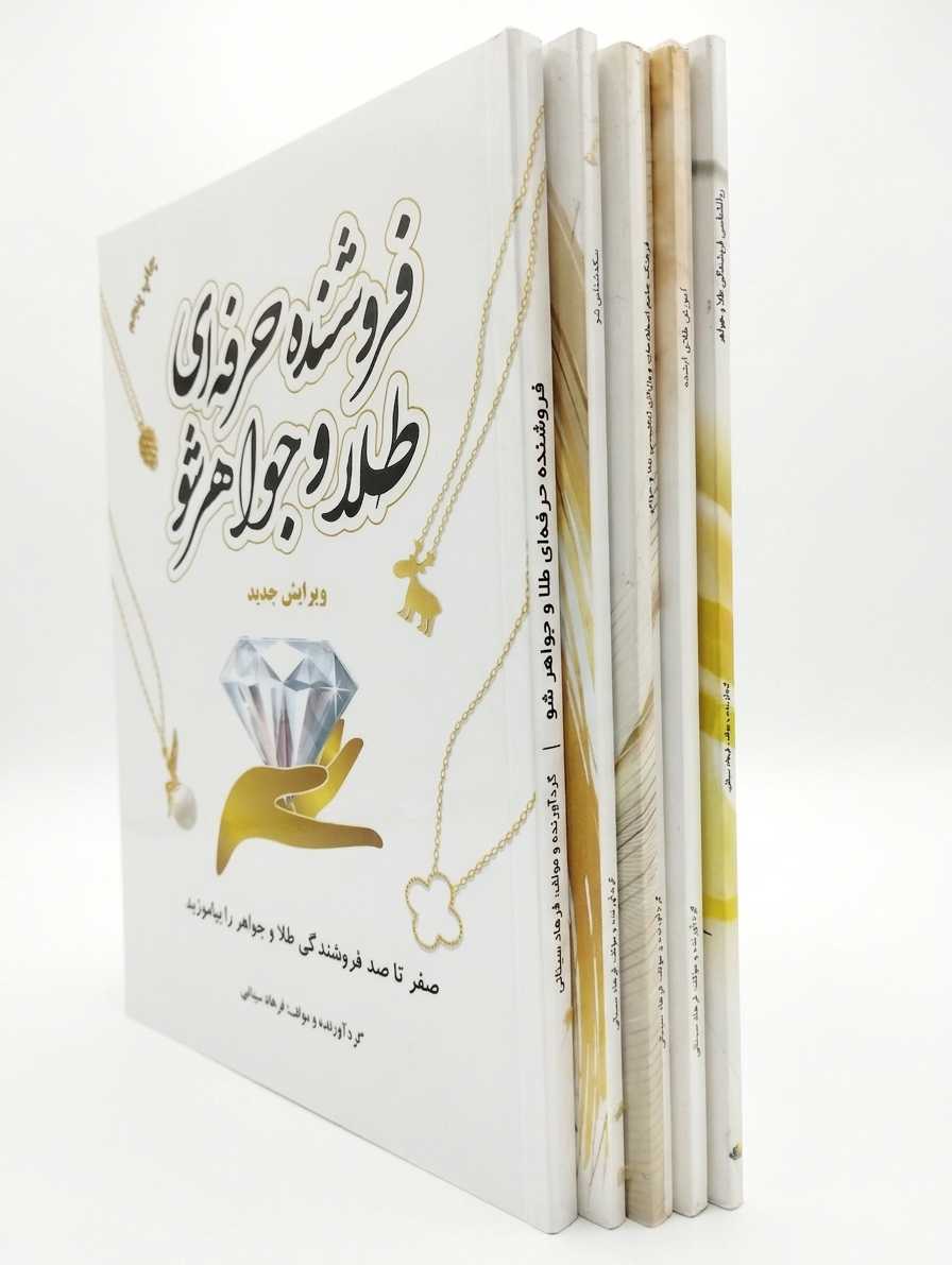 پک ۵ جلدی آموزش طلافروشی و جواهرسازی فرهاد سینایی انتشارات یزدا